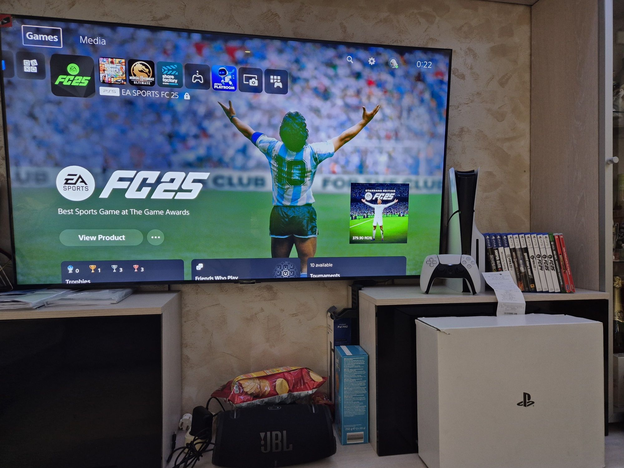 Sony PlayStation 5 Slim, Cu Disc, Ca Nou, Cutie, Factură și Garanție
