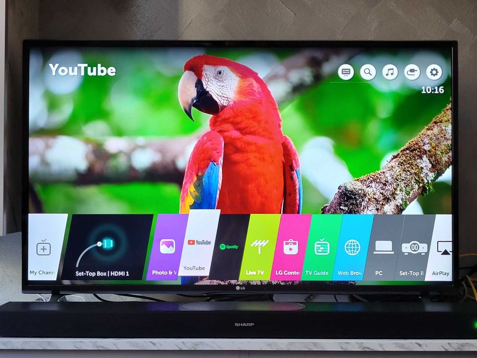 43" LG 43UK6300MLB, LED Ultra HD, 3840 x 2160, перфектно състояние