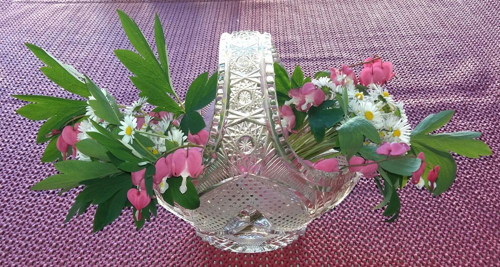 Coș din cristal Bohemia (c)