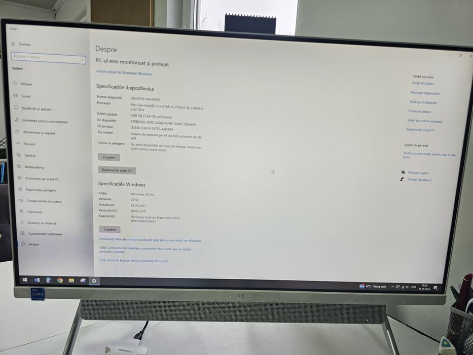 Laptop PC All in One Dell Inspiron 7700, i5, 8 GB ram, ca NOU!