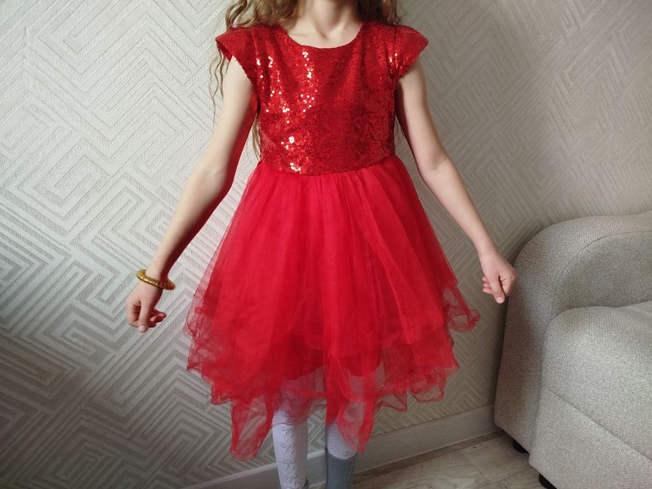 Платье для девочки нарядное новогодний костюм