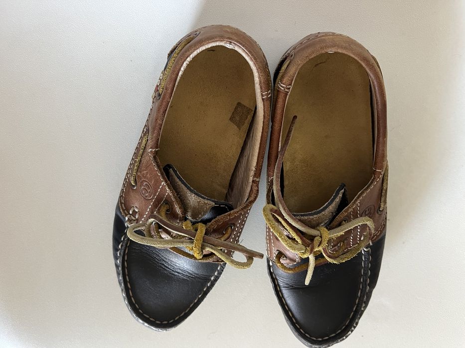 Момчешки кожени мокасини 32 номер