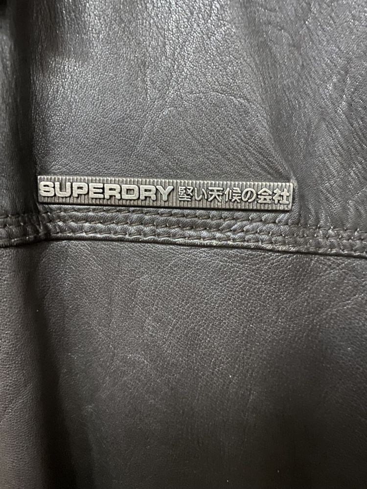 Geaca piele barbati SuperDry