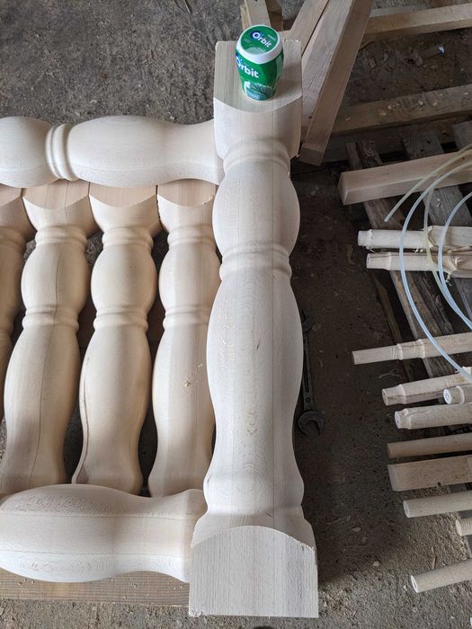 Suport masa central din lemn de fag