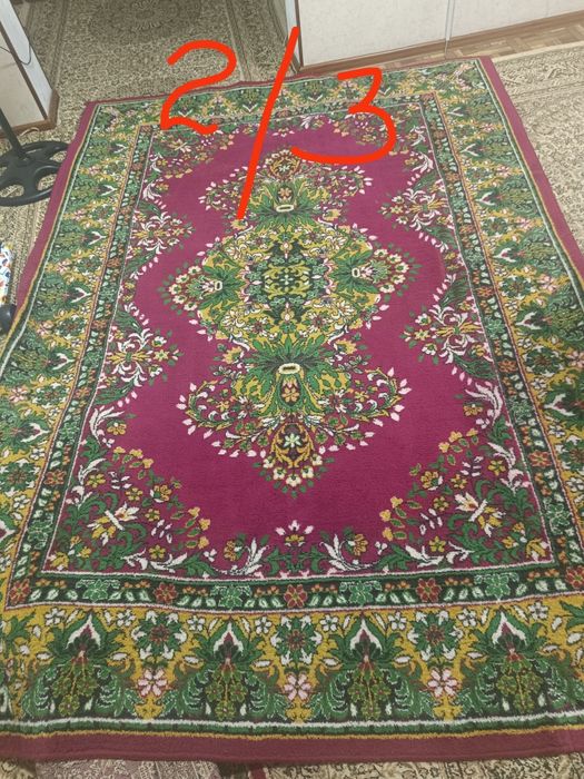 Шерстянной ковёр 2/3