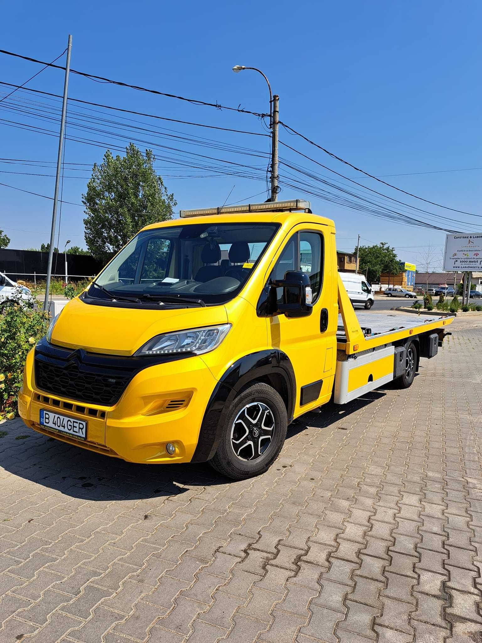 autoplatforma platou hidraulic (platforma tractari auto) Citroen Jumpe