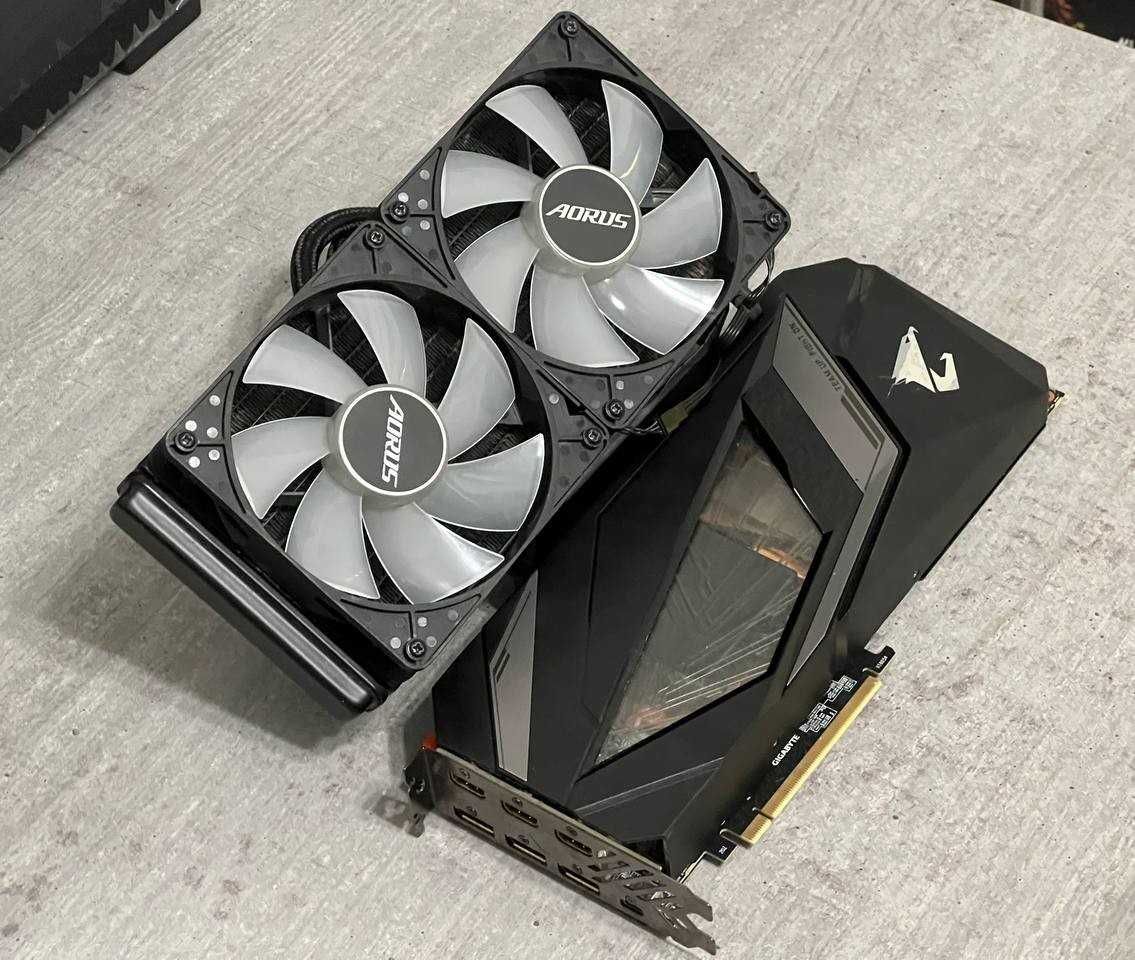 Placa Video GIGABYTE AORUS RTX 2080 Super Waterforce 8G