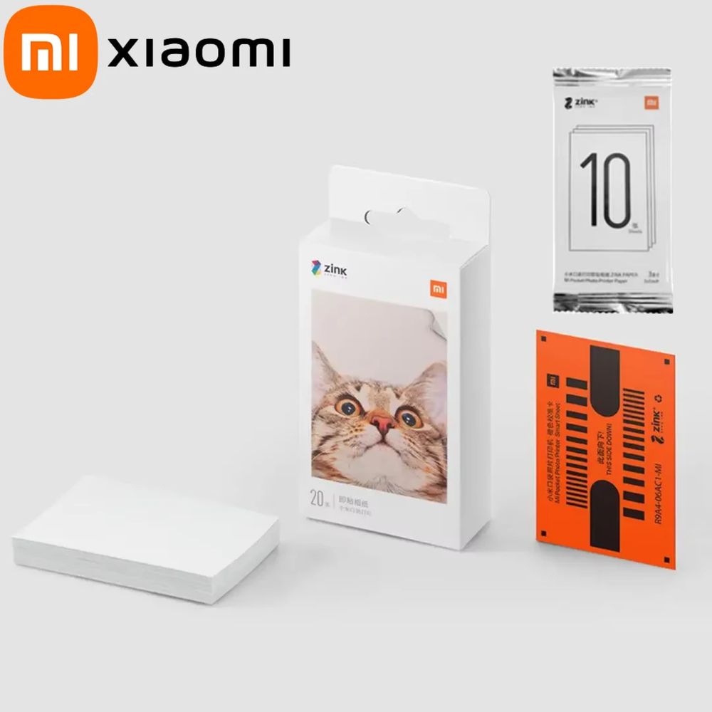 Xiaomi portable foto printer paper, фотобумага для портативного фотоап