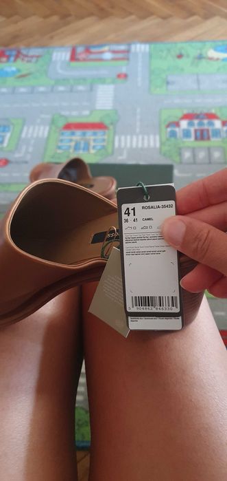 Дамски чехли с ток 41 номер