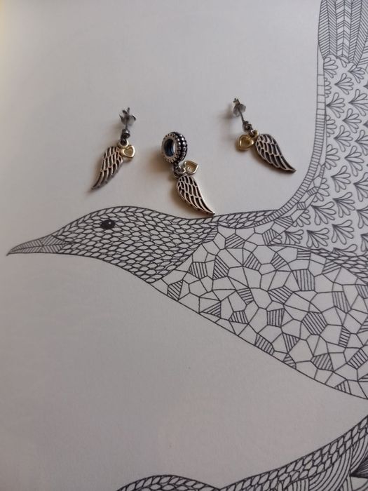 Set argint 925 tip Pandora și argint aurit
