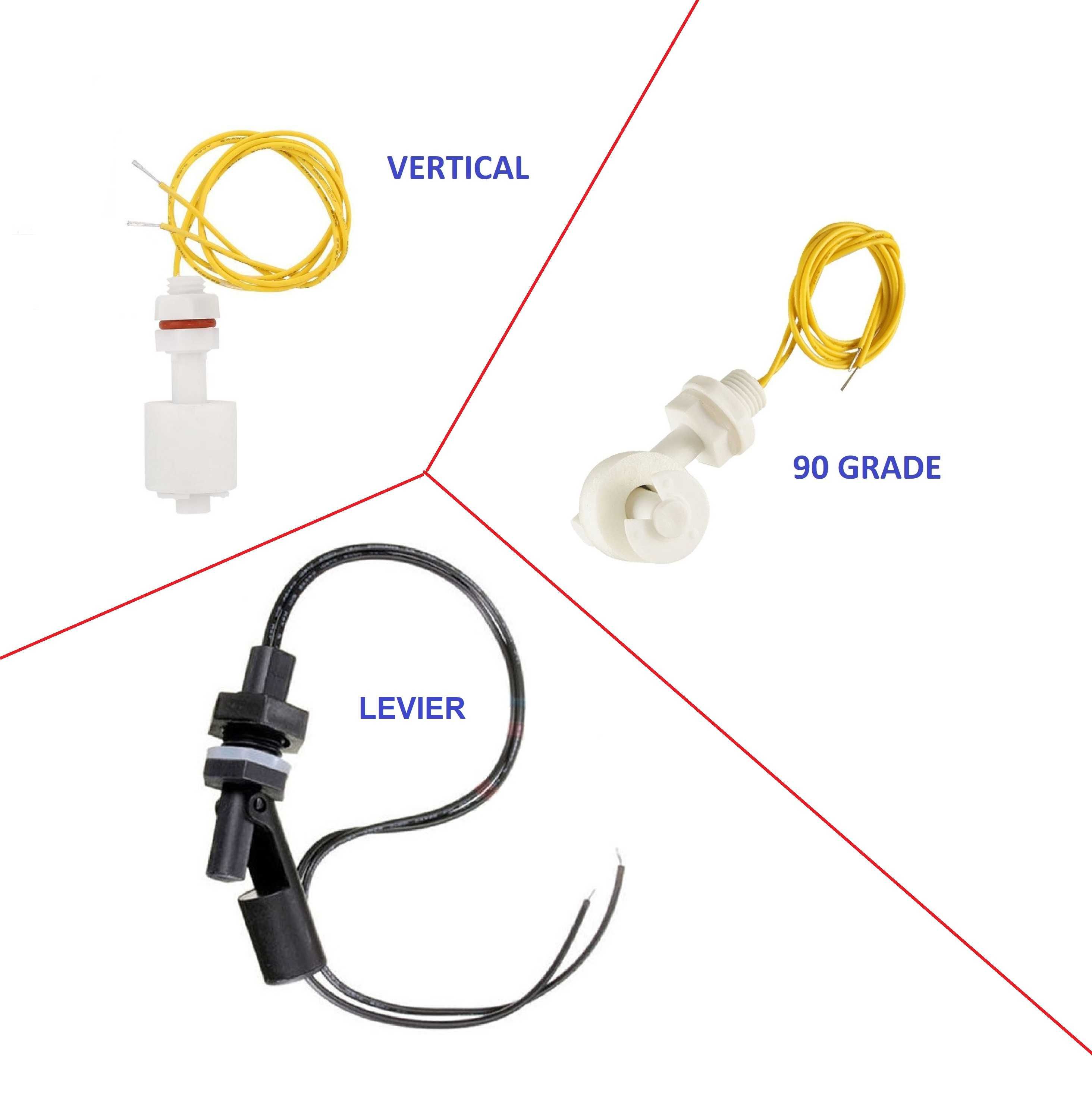 Senzor Nivel lichid, apa, contact magnetic REED plutitor bazin