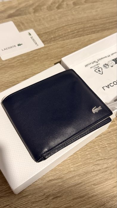 Оригинален Портфейл Lacoste | тъмносин