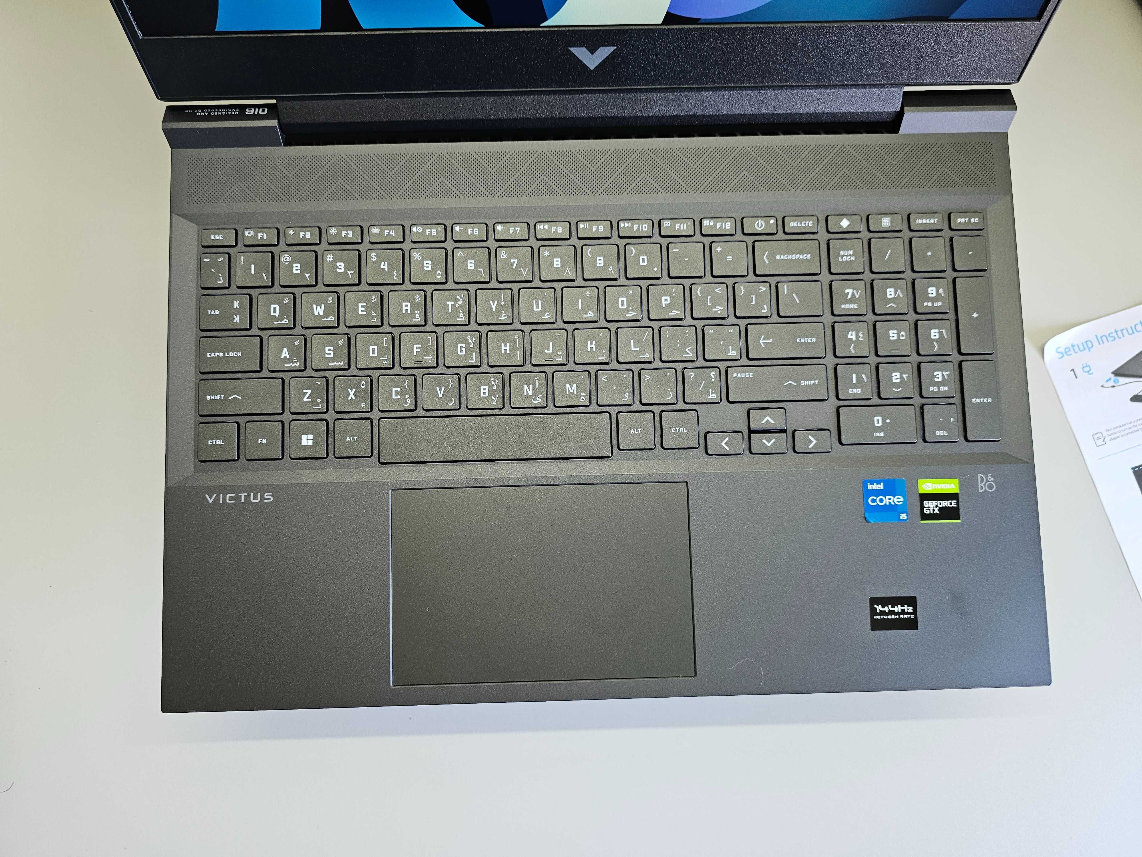 ПРОДАМ VICTUS 16 Геймерский Ноутбук Core™i5-12500H/8GB/512SSD/GTX1650.