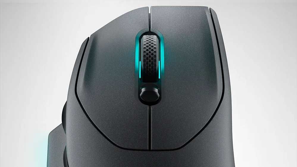 Mouse Gaming Wireless Dell Alienware AW620M 26000 DPI AlienFX