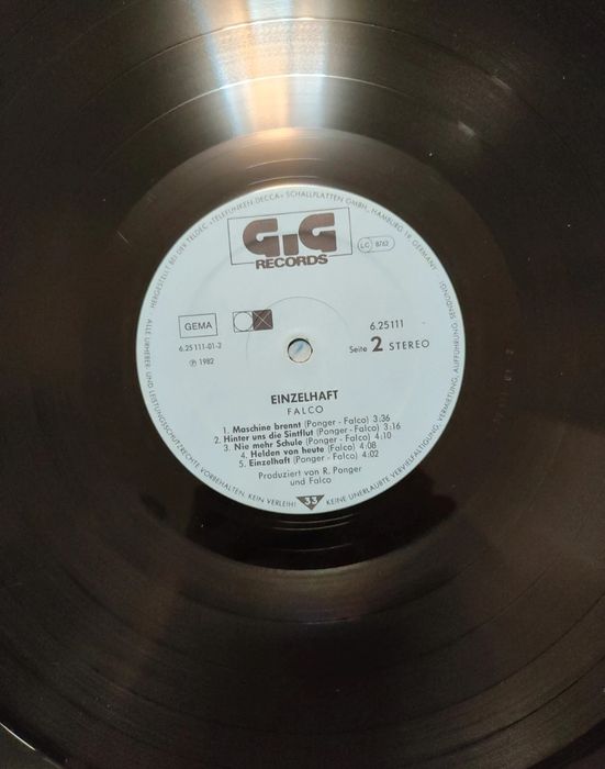 Album vinil Falco Einzelhaft