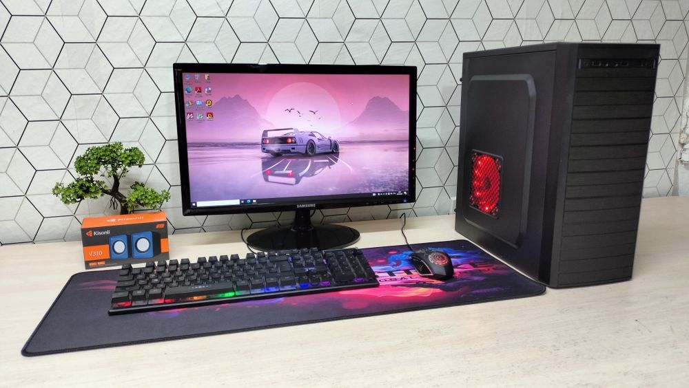 Intel Core i7,GTX 1050,16GB RAM, SSD + HDD Мощный Компьютер