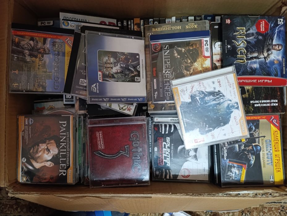 Игры, фильмы на DVD