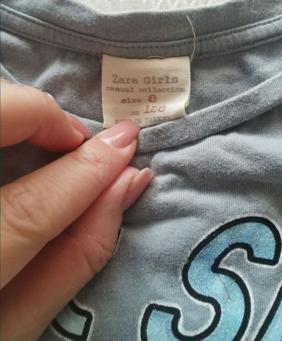 Rochie Zara + bluza cadou nr 128(8 ani)
