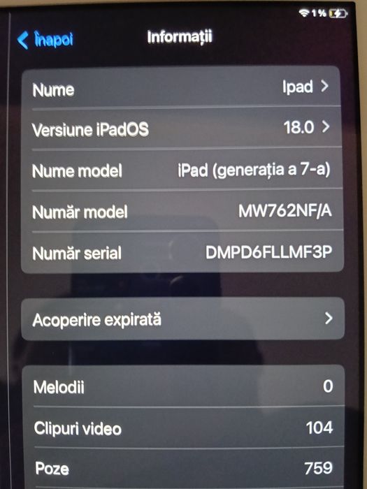 Ipad generație 7