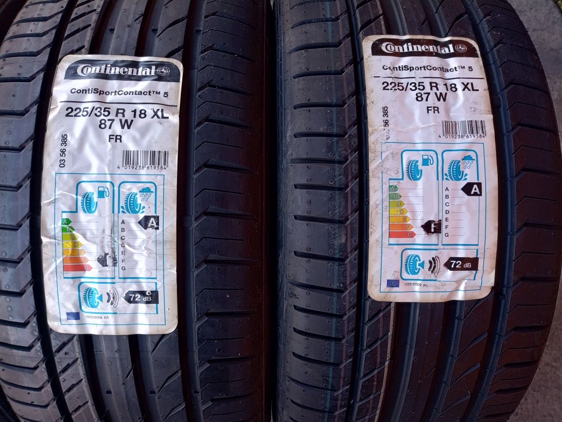 4 anvelope de vara NOI Continental 225/35 R18 dot 0319