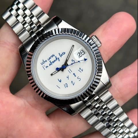 Ceas Seiko Datejust "Who cares I'm already late" Automatic