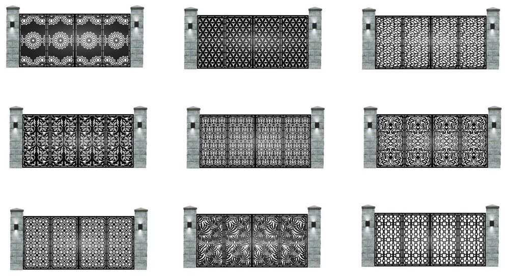 Panouri gard debitate CNC laser