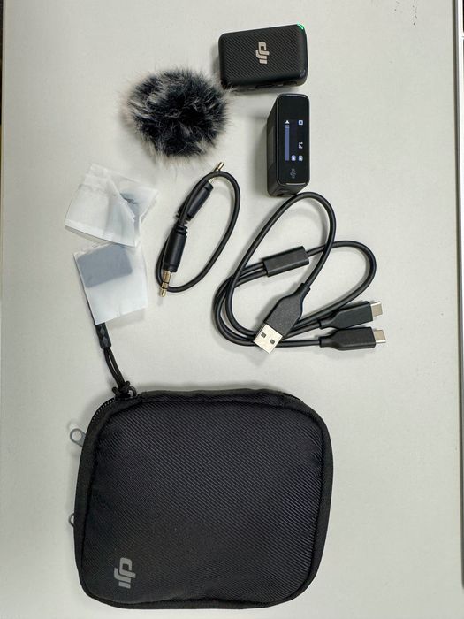 DJI Mic  (1 TX + 1 RX)  microfon wireless profesional, stare excelenta