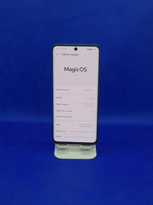Honor 50 ideal Dastavka xizmati bor