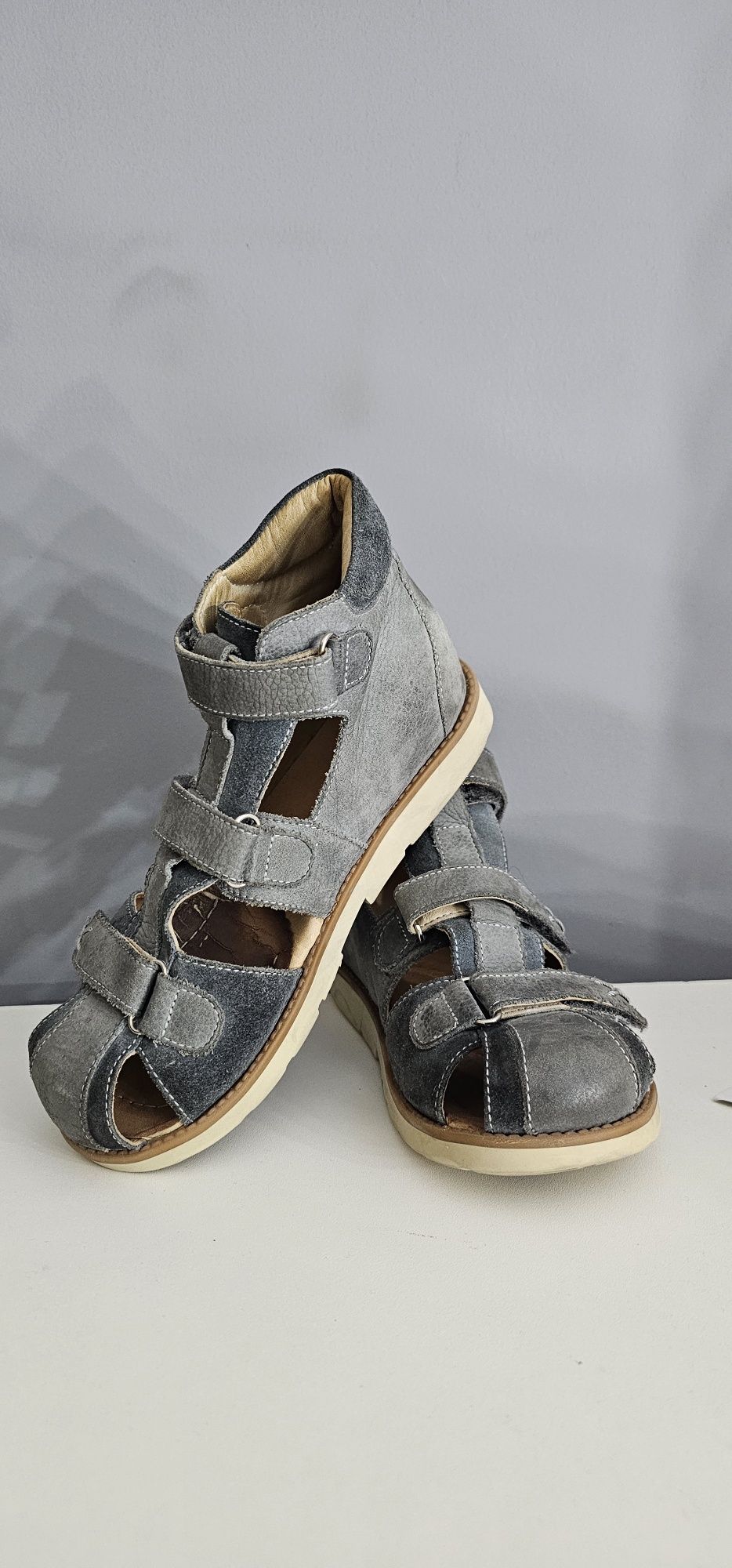 Сандалии 34рр кожаные сандали ортопедические обувь
