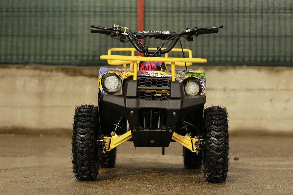 ATV electric KinderAuto Eco Torino Cross 1000W 36V #Grafiti Yellow
