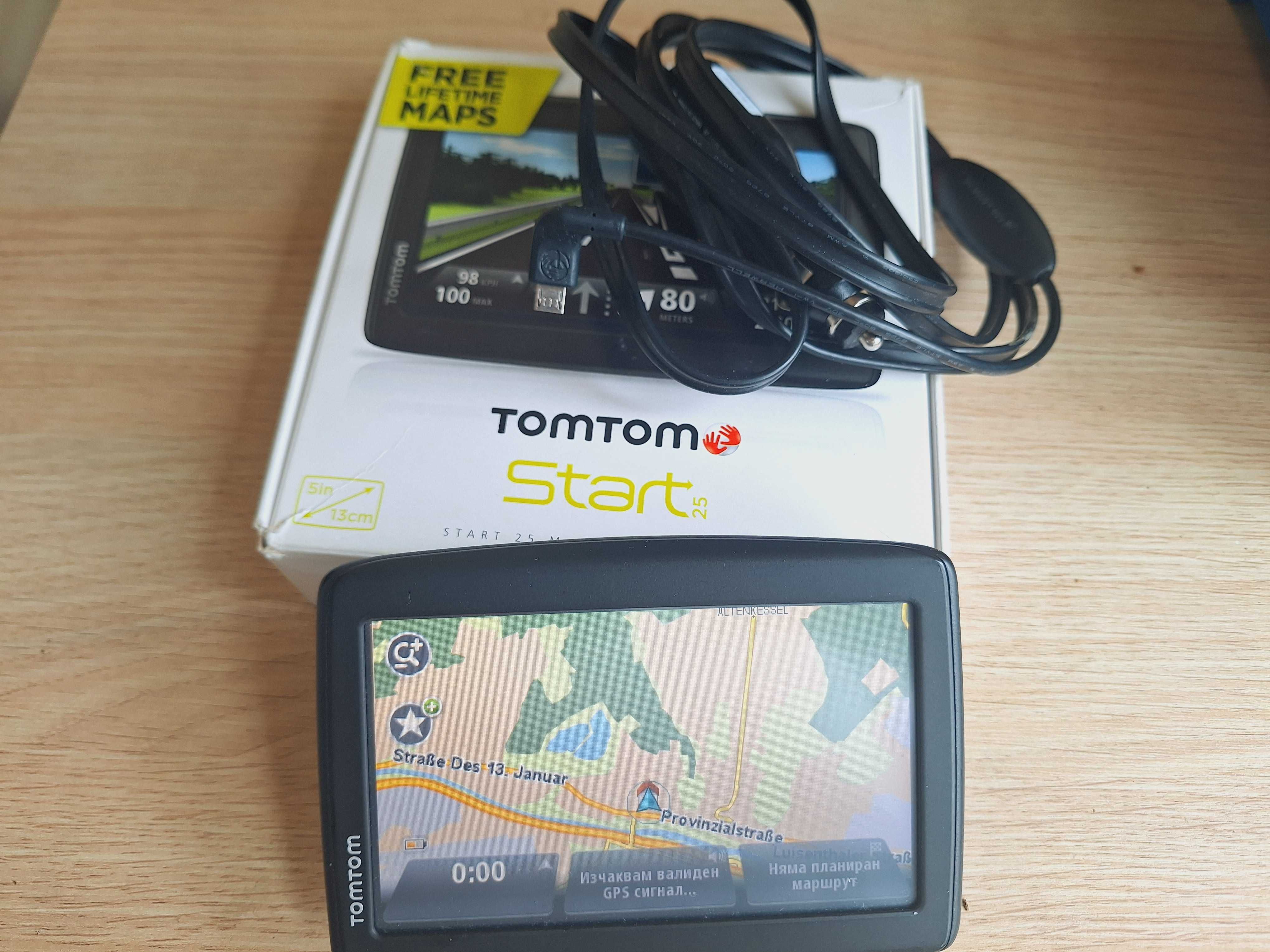 Продавам GPS навигация Tomtom START 25, 5 инча