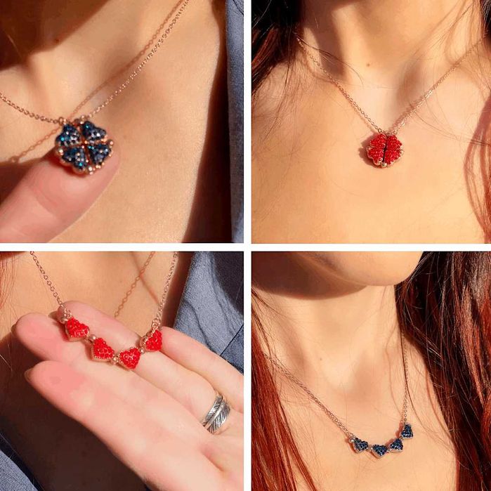 Стилно колие детелина/Колие детелина/Елегантно колие/елегантно колие