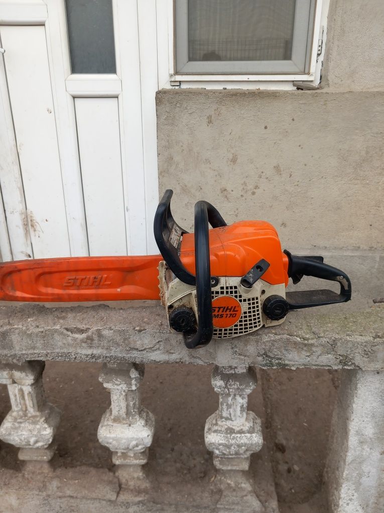 Vând drujba stihl ms 170 în stare foarte bună de funcționare