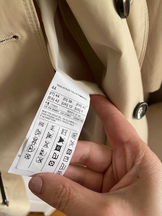 Trench Benetton bej
