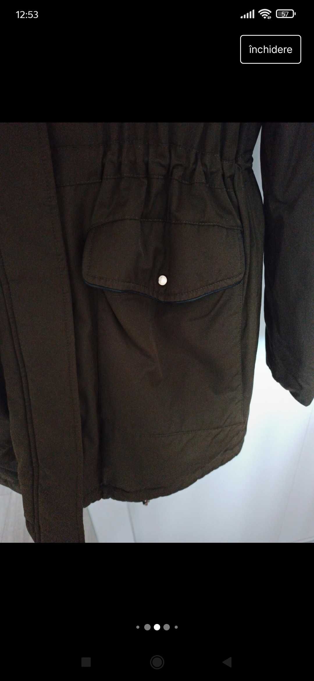 Parka cu blana Zara L