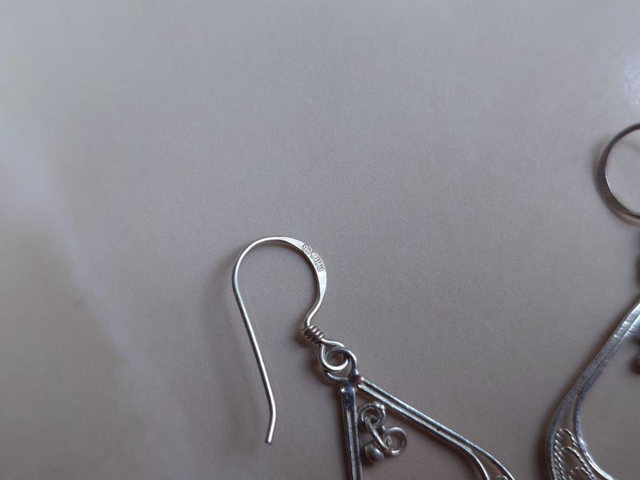 Cercei din argint  balinezi