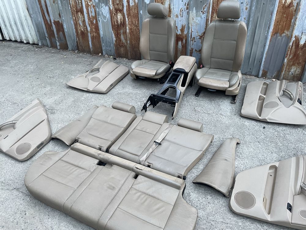 Кожен рекаро салон БМВ Х5, Е53 Фейслифт (recaro bmw e53 Face)