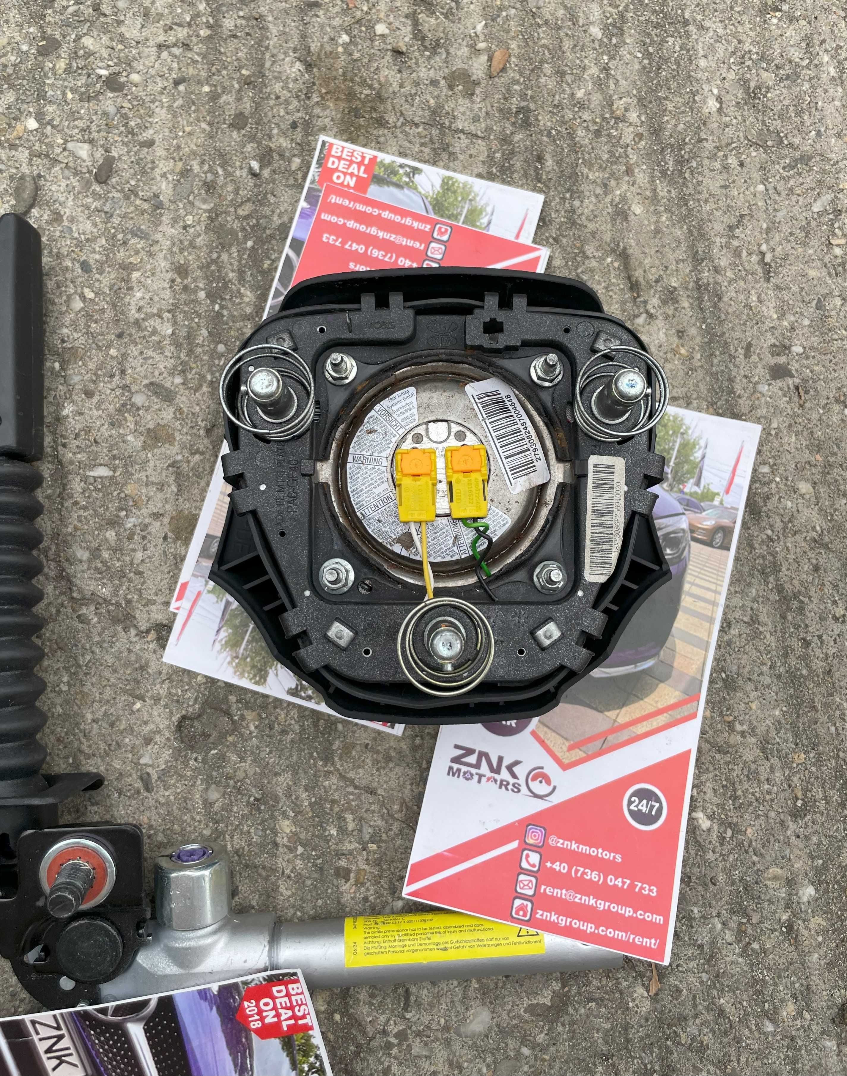 Hyundai Elantra 6 airbag volan / genunchi / pasager / set centuri sig