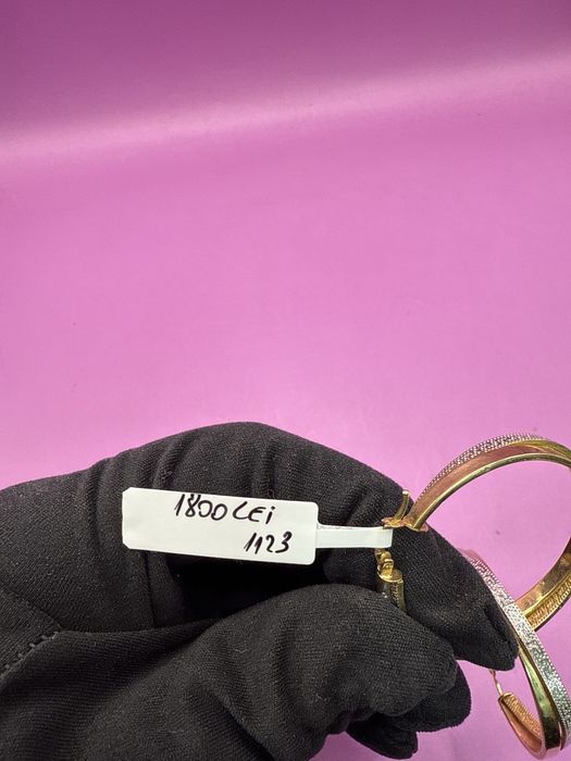 Cercei Aur 14K 5.14 Grame •Matei Amanet Crangasi• 1123