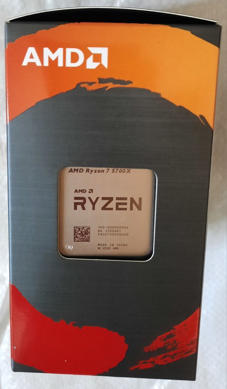 Procesor AMD Ryzen 7 5700X, 3.4 GHz, AM4, 32MB, 65W (BOX) - SIGILAT