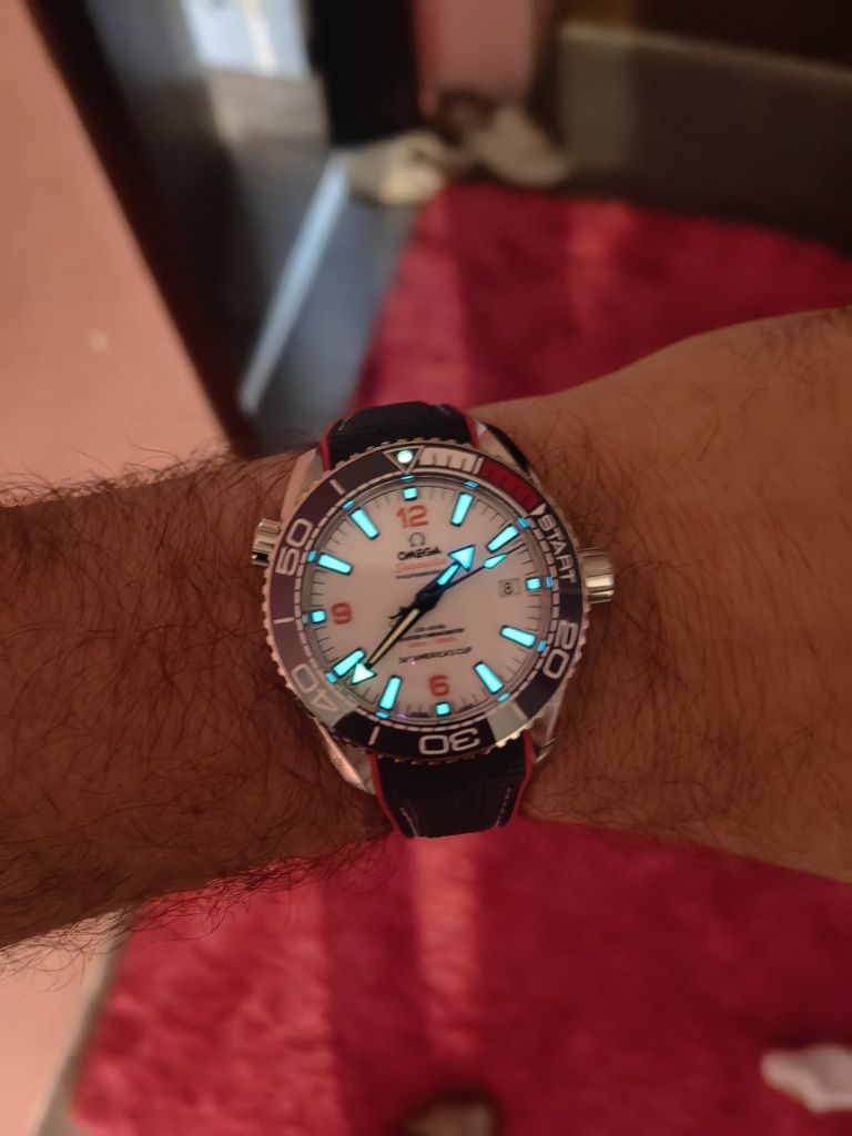 Автоматичен часовник Omega Seamaster Planet Ocean America's Cup 43,5mm