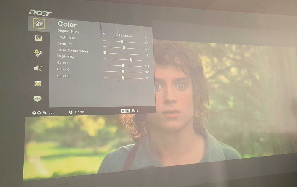 Acer P 5370W videoproiector DLP HDMI Texas instruments proiector filme