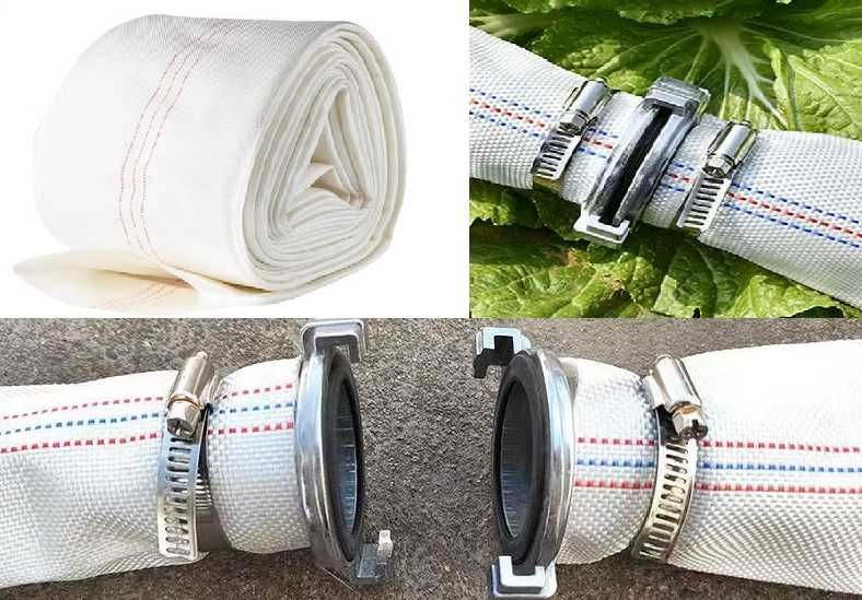 Рукав пожарный напорный в комплекте с головками 200 мм, 6 бар, 20 м