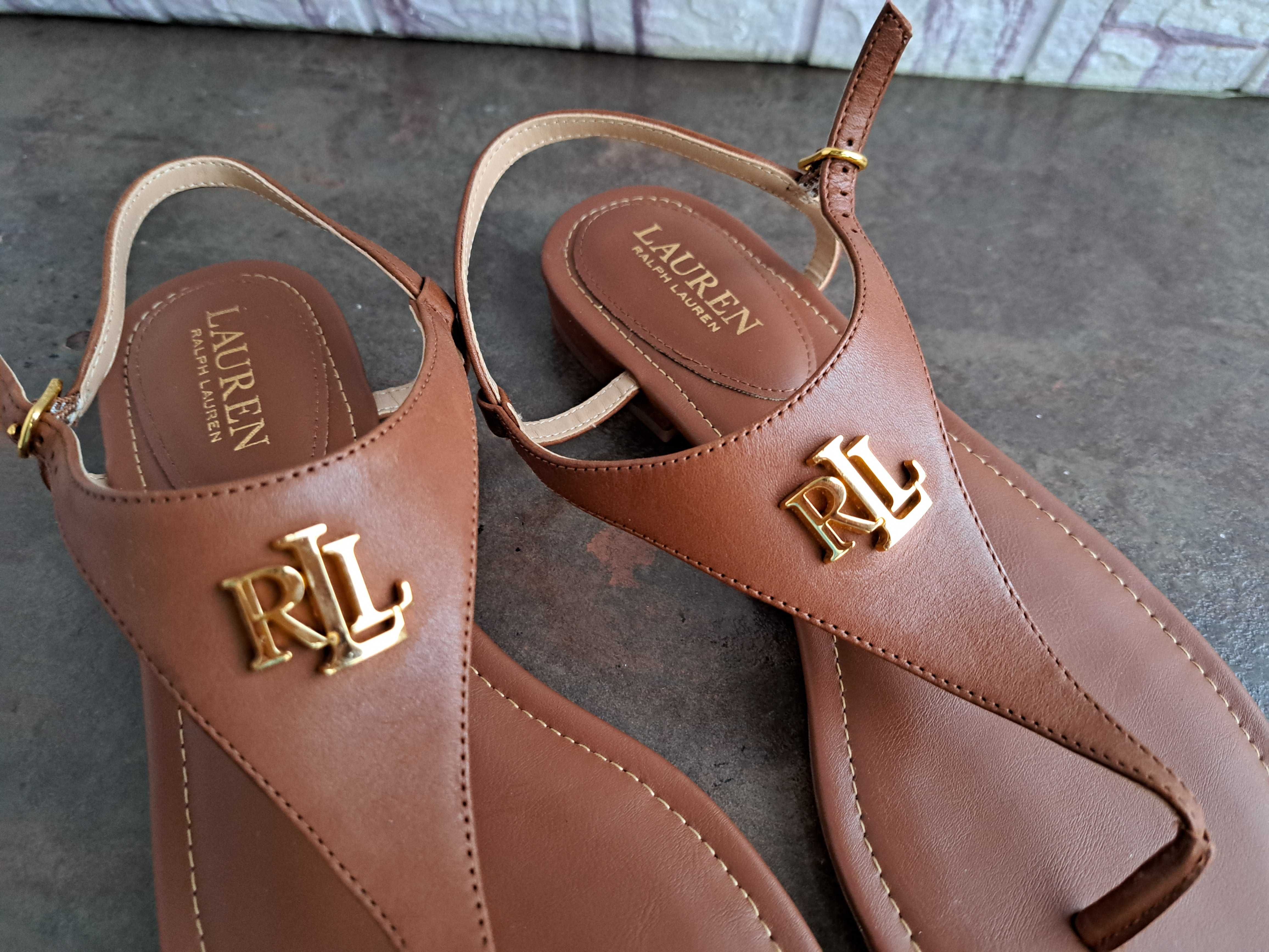 дамски сандали Ralph Lauren,летни отворени обувки Нови!номер 39