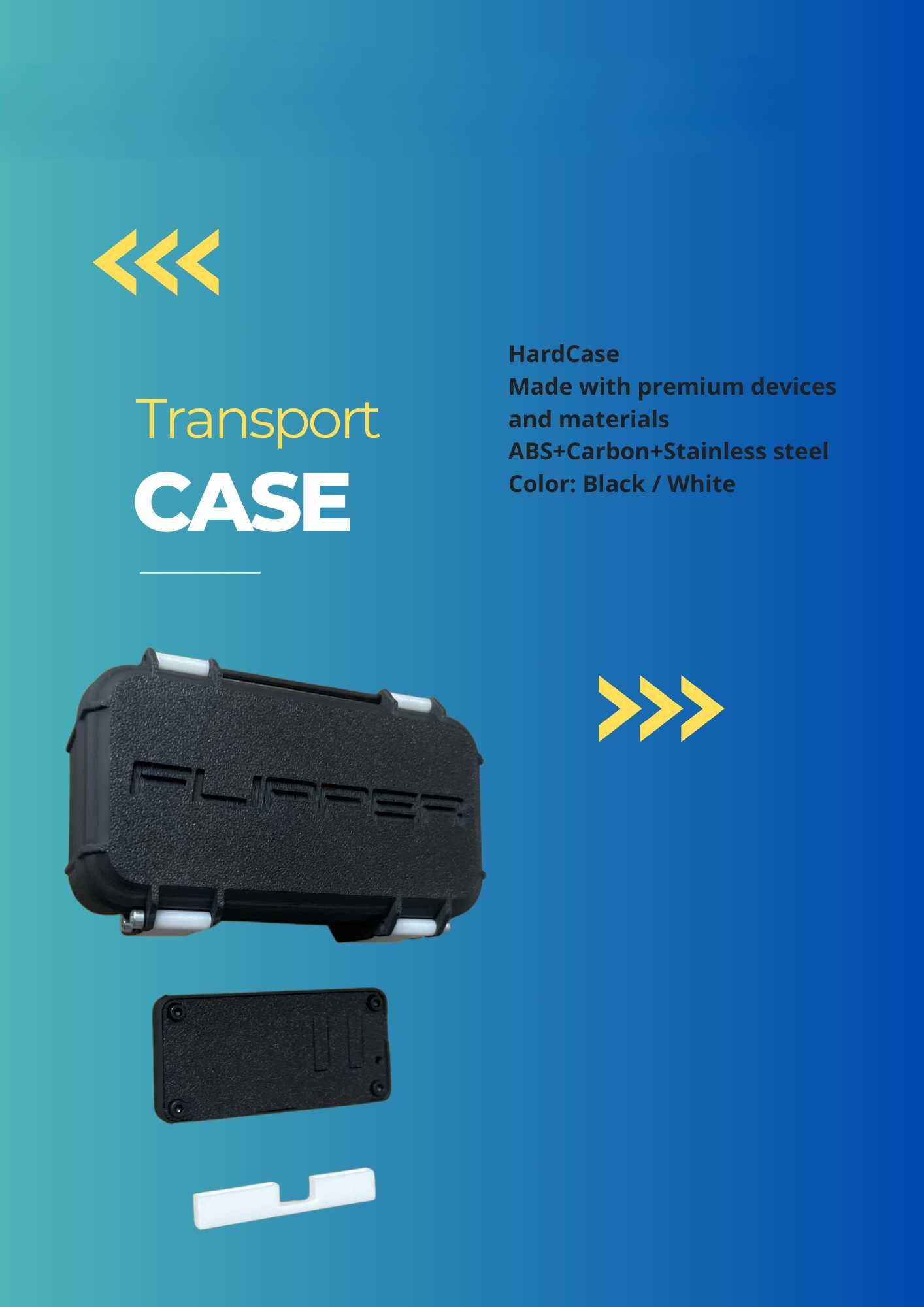 Carcasa Flipper Zero Transport Box B + Carcasa placa Wi-Fi + Accesorii