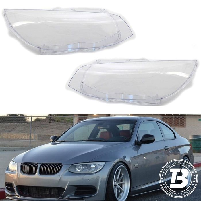Sticle Faruri compatibile cu BMW Seria 3 E92 Coupe Pre-LCI