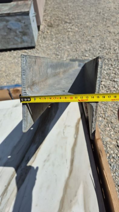 Stalp metalic profil HEA zincat la cald