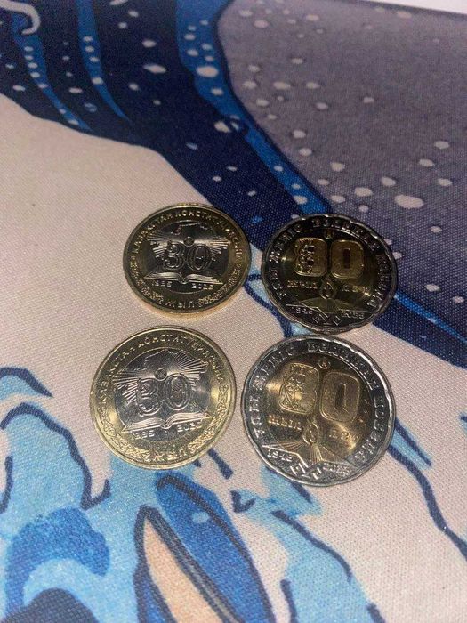 Коллекционные монеты 100₸ и 200₸ РК – юбилейные выпуски