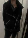 Яке естествена кожа biker jacket, Ducie london
