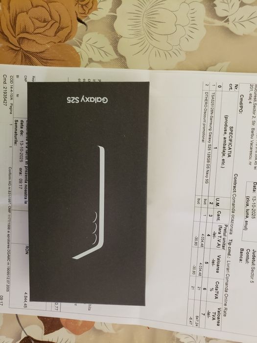 Samsung Galaxy S25 sigilat garantie ...factura